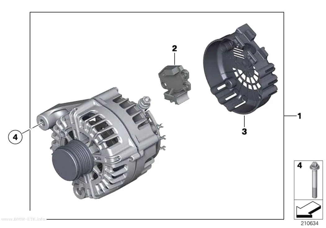 Šema: Alternator