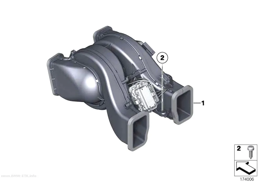 Šema: Zadnji ventilator