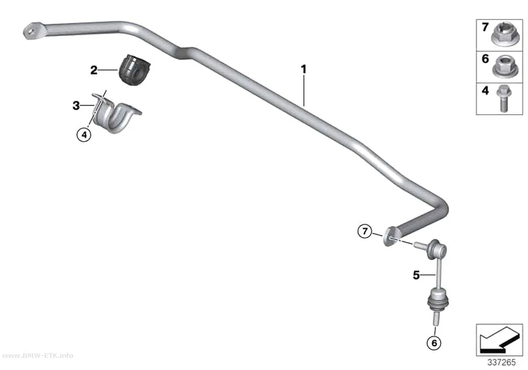 Šema: Stabilizator, zadnji