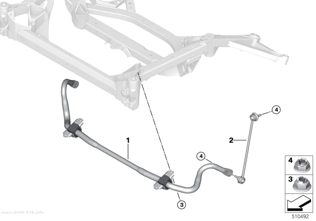 Šema: Stabilizator, prednji