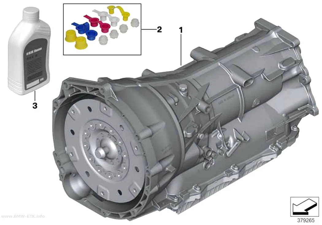 Šema: Automatski menjač GA8HP51Z