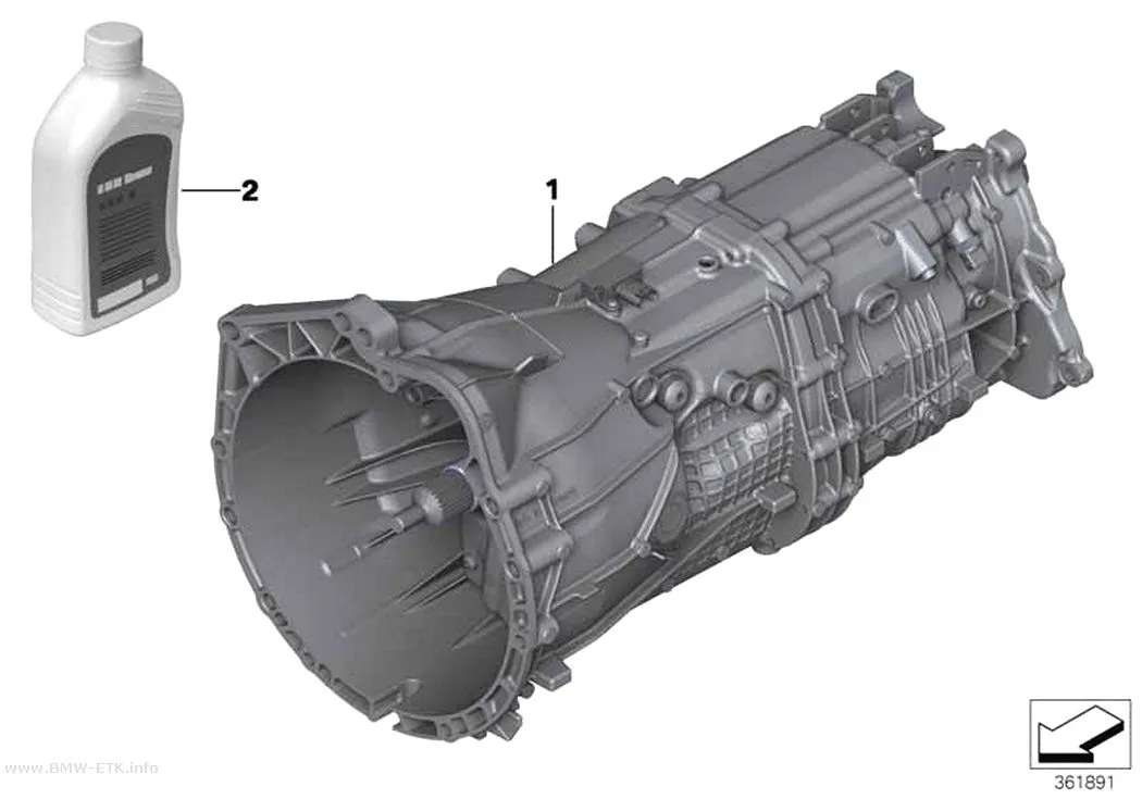 Šema: Ručni menjač GS6X45BZ