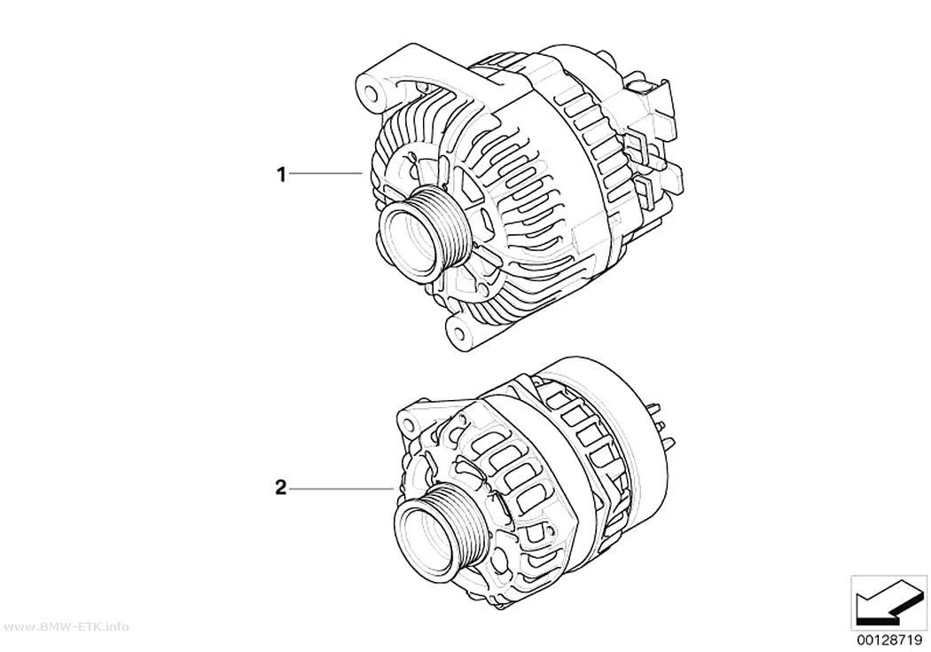 Šema: Alternator
