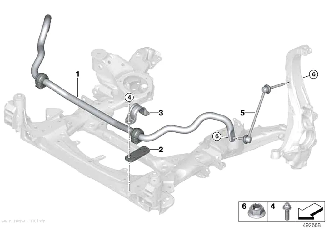 Šema: Stabilizator, prednji