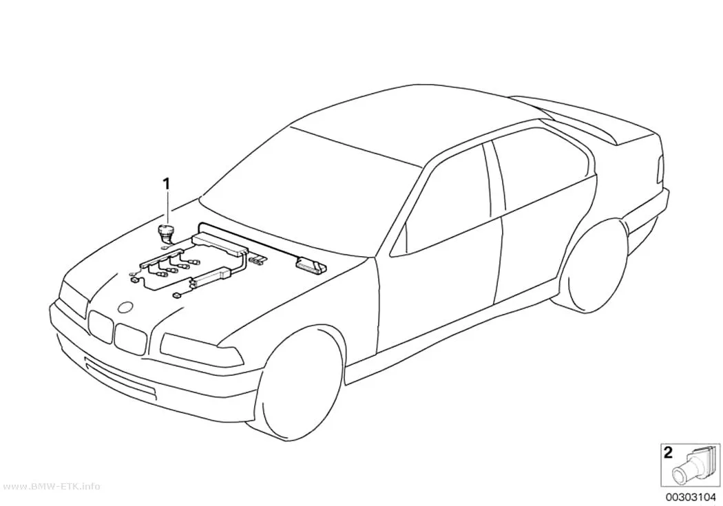 Šema: Instalacija motora