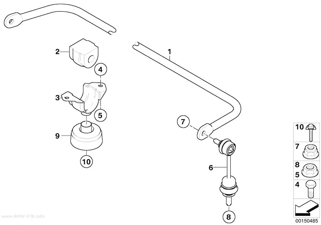 Šema: Stabilizator, zadnji