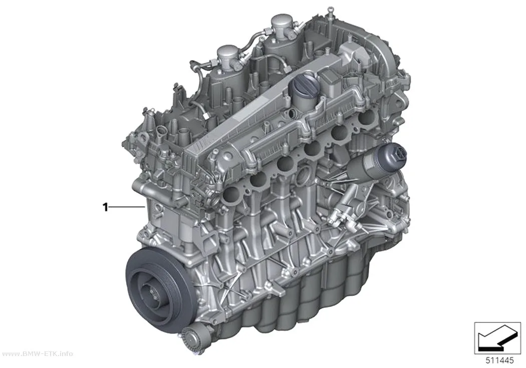 Šema: Kratki motor