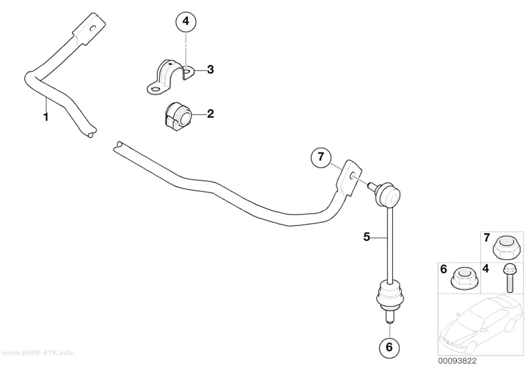Šema: Stabilizator, zadnji