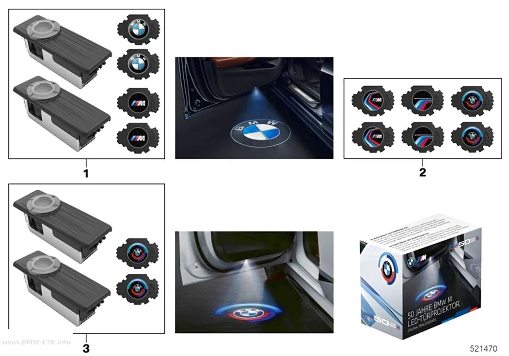 Šema: LED projektor za vrata